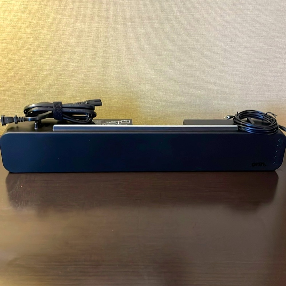 Brand New Onn soundbar with LED lights never been used!!